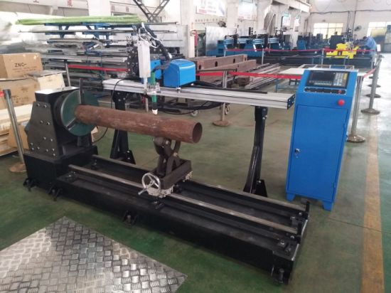 mașină de tăiat cu plasmă CNC pentru tub de oțel cu rotație 43/63/100/160 / 200A de vânzare