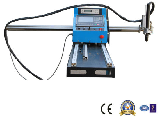 chineză Tipul Gantry CNC Plasma Cutting Machine, oțel placă de tăiere și mașini de foraj prețul fabricii